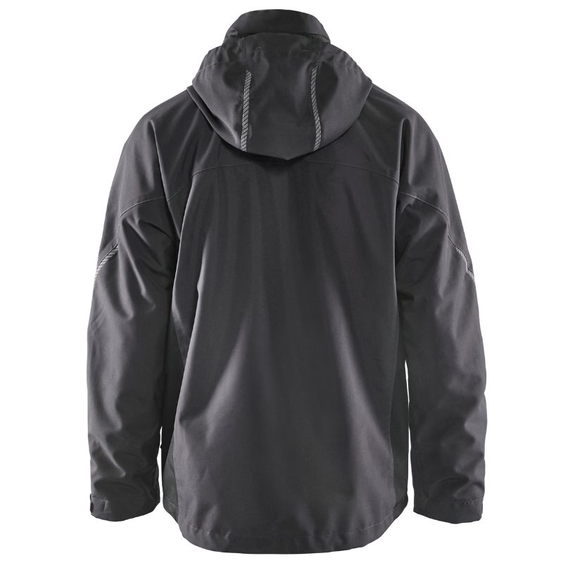 Blakader Waterproof Jacket Grey Black Workwear